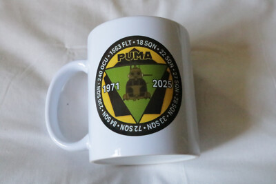 RAF Puma Ruhestand März 2025 Kaffeebecher