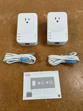 NetSocket1800 Powerline Adapter, HPAV2 MIMO, Filtered Outlet (2 Pack)