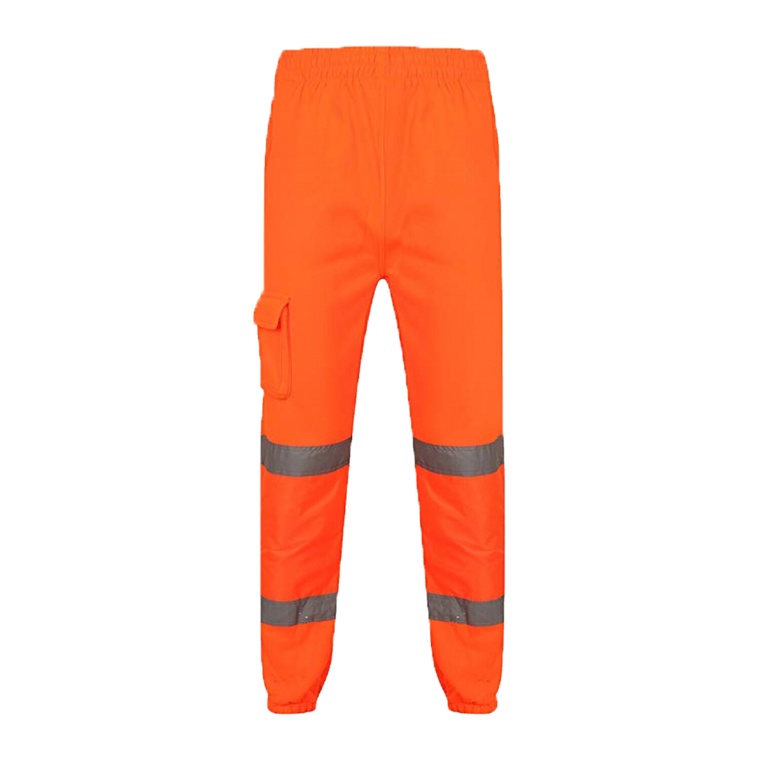 Hi Viz Vis Jogging Joggers Bottoms Fleece Safety Work Sweat Pants