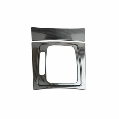 Carbon Fiber Steel Inner Gear Shift Panel Cover Trim For Benz 2007-2014 C-Class