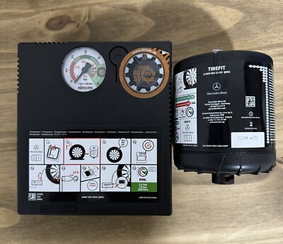 GENUINE MERCEDES-BENZ TYRE REPAIR KIT PUMP GLC CLA COMPRESSOR WITH