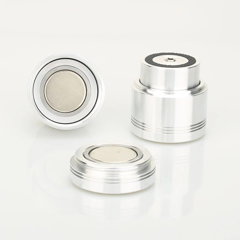 4x Aluminium Isolation Stand Füße Pad für Lautsprecher Verstärker Plattenspieler - Bild 2 von 4