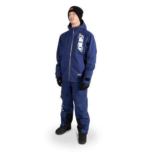 SALE 509 Stoke Snowmobile Jacket, Winter Coat, Waterproof, Navy Blue, 2XL / XXL - Foto 10 di 11