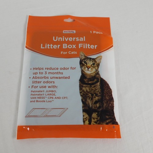 Petco Universal Litter Box Filter For Cats 1 Pack New Sealed Reduce