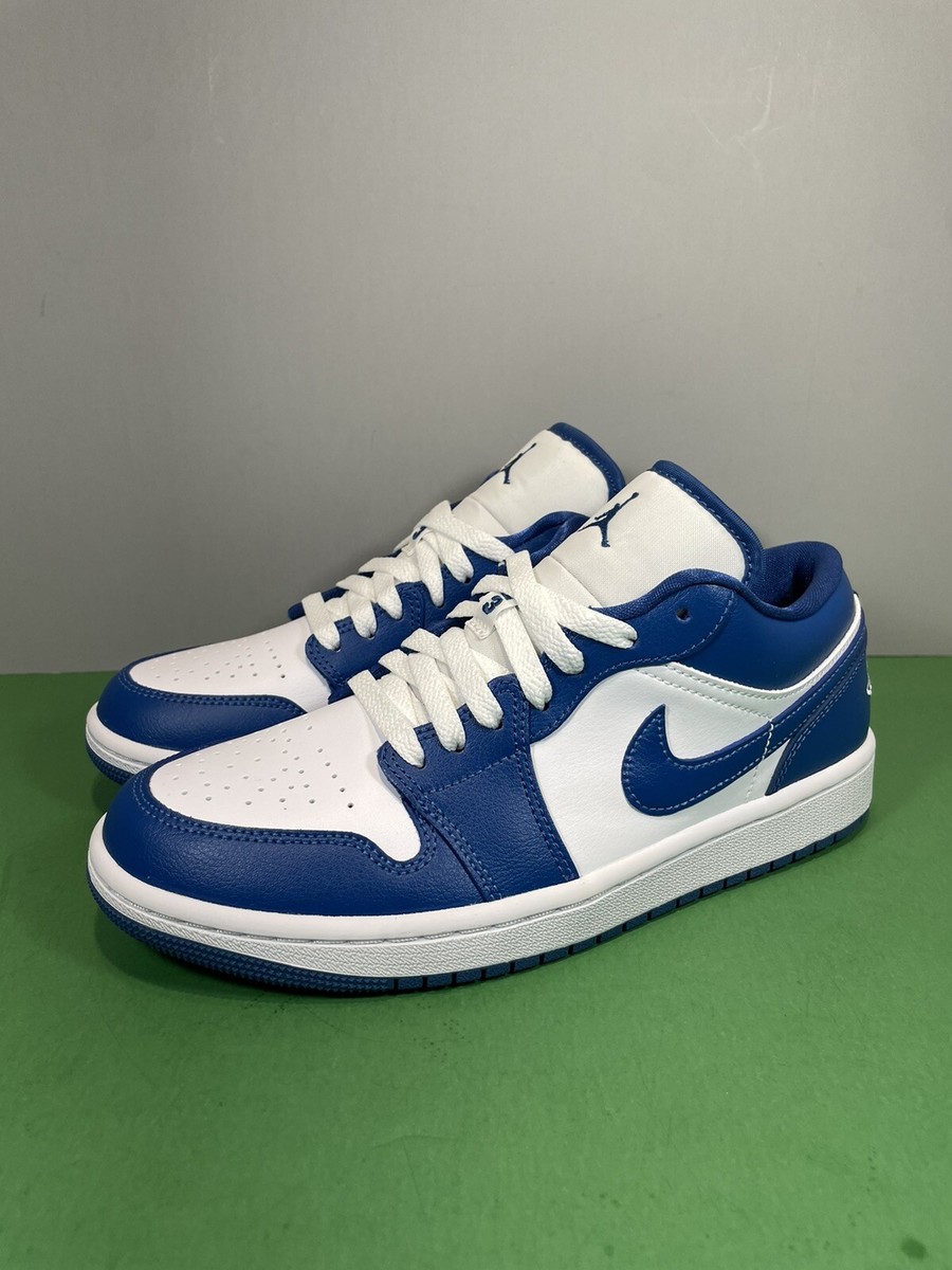 【Nike】Jordan 1 Low White Dark Marina Blue (W) DC0774-114 Jordan 1 Low Marina Blue (Women's) - DC0774-114 - US