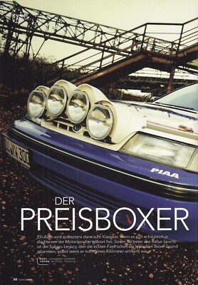 SUBARU Prospekt Brochure Magazin mit Legacy RS Rallye Boxer 2013 B11