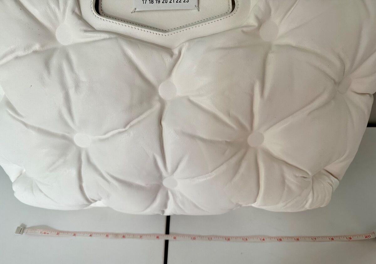 Maison Margiela White Glam Slam Classique XL Bag w/Shoulder Maison Margiela White Glam Slam Classique XL Bag w/Shoulder