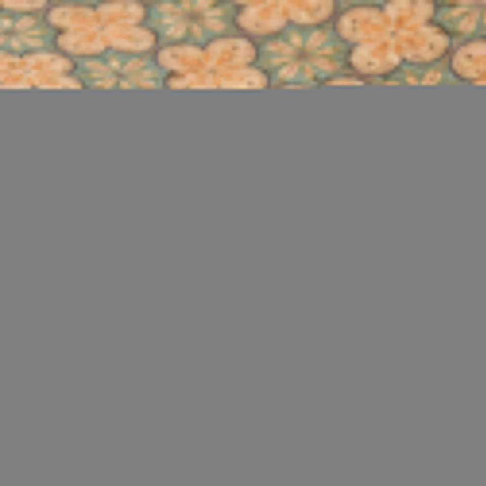 A4 Soft Cork Fabric Sheet Floral Printing Pathwork Sewing Handcraft DIY Supplies - Image 3 of 4