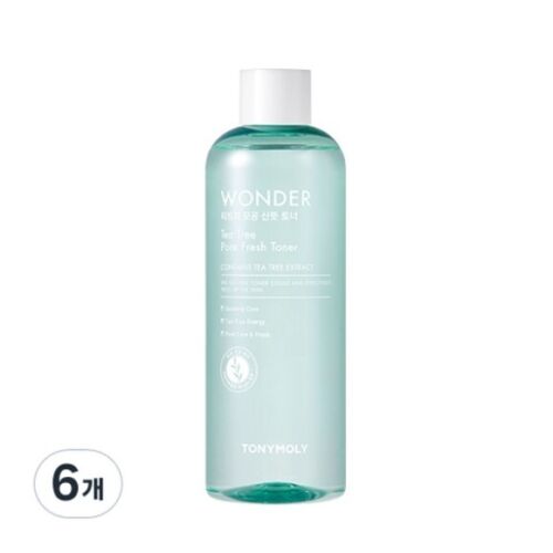 TONY MOLY Wonder Tea Tree Pore Refreshing Toner, 500ml (16.90oz) x 6ea K Beauty - Picture 2 of 19
