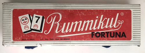 Vintage RUMMIKUB Game Set MADE ISRAEL 99 TILES Orig Box Incomplete NO INSTRUCT - Picture 5 of 19