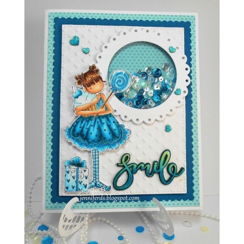 TINY TOWNIES-Stamping Bella Cling Mount Rubber Stamp-Stamping Craft-Townie Girls - Picture 173 of 190
