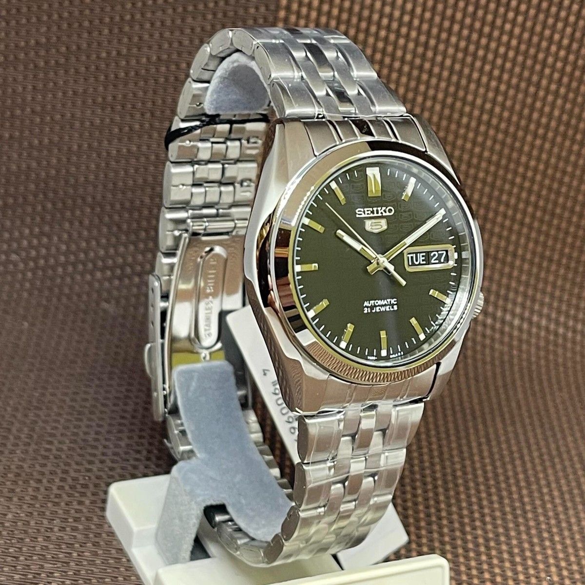 SEIKO 5 自動巻き AUTOMATIC 21 JEWELS Amazon.com: Seiko 5 Automatic 21 Jewel Men's Watch SNK809K1