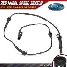 Front Driver or Passenger Side ABS Wheel Speed Sensor for Jeep Compass 2017-2025