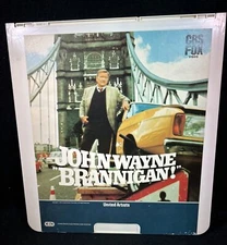 Brannigan CED VideoDisc United Artists CBS Fox Video X