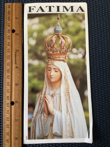 Fatima Portugal 2015 Tourist Brochure Pamphlet Booklet Souvenir English Language