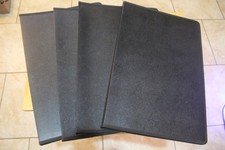 11x17 Art Portfolio Binder with 48 Pages Black Folder for Artwork Display