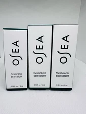 3x NIB OSEA - Hyaluronic Sea Serum - MINI 5ml / .17oz  Each