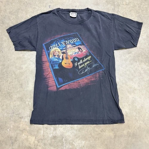 Dolly Parton Shirt Dollywood 90s Country Music T-shi 1990s vintage concert t-shirt, vintage, size M, single stitch, B+ condition