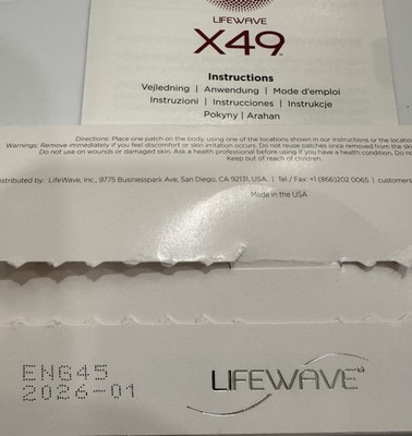 1B: LifeWave X39 & X49 Performance Bundle - 64 Patches | eBay
