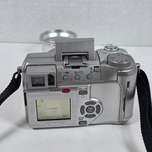 Olympus C-750 4mp Ultra Zoom Digital Camera Silver - SD Card Tested - Picture 10 of 19