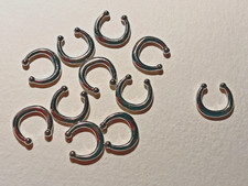 Septum Clip-On Fake Nose Ring Surgical Steel Non-Piercing Hanger Hoop Dangle C-2