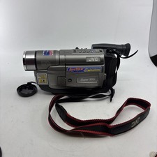 Vintage JVC Camcorder Compact Super VHS-C GR-SXM340U 600x Zoom Untested As Is