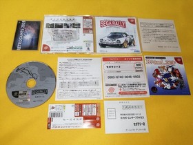 SEGA RALLY 2 SEGA DREAMCAST SPINE CARD + REG CARD