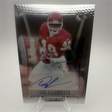 Panini Prizm Deca Signatures Tony Richardson Autograph S-TRI Chiefs 2024