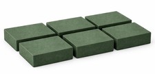 Wet Floral Foam Blocks 6 Pack Small Green Foam for Fresh Flowers Wedding Centerp