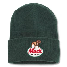American Needle Mack Trucks Embroidered Cuff Knit Beanie Winter Hat Green New