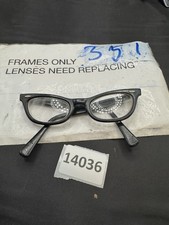 VTG 1950  s American Optical Cat Eye Sun Glasses 4 - 5 1/4 Small