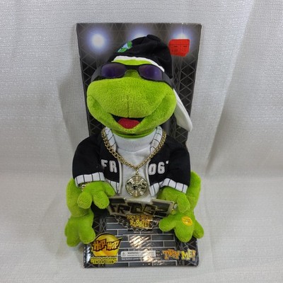 Gemmy Frogz Rock Rap It Ribbit Hip Hop Frog Singing Plush Livin