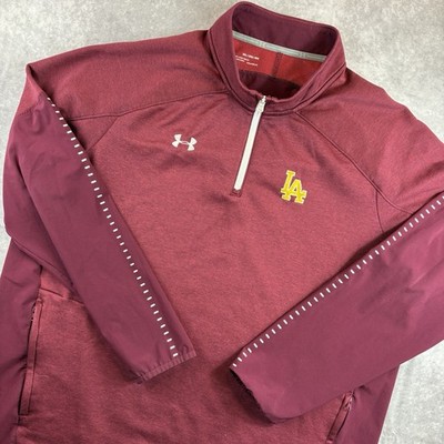 Los Angeles Dodgers Under Armour Pullover Mens 3XL Red Qualifier Quarter Zip MLB