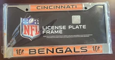Cincinnati Bengals Rico Industries Football Classic 12" x 6" Silver Bling
