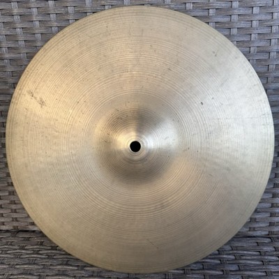 Vintage Zildjian Avedis 1970s Thin Stamp 14  Hi Hat Bottom Cymbal