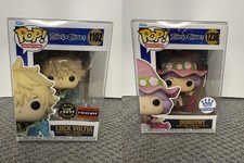 Funko Pop! Black Clover Dorothy #1238 & Luck Voltia #1102 AAA Anime Glow Chase