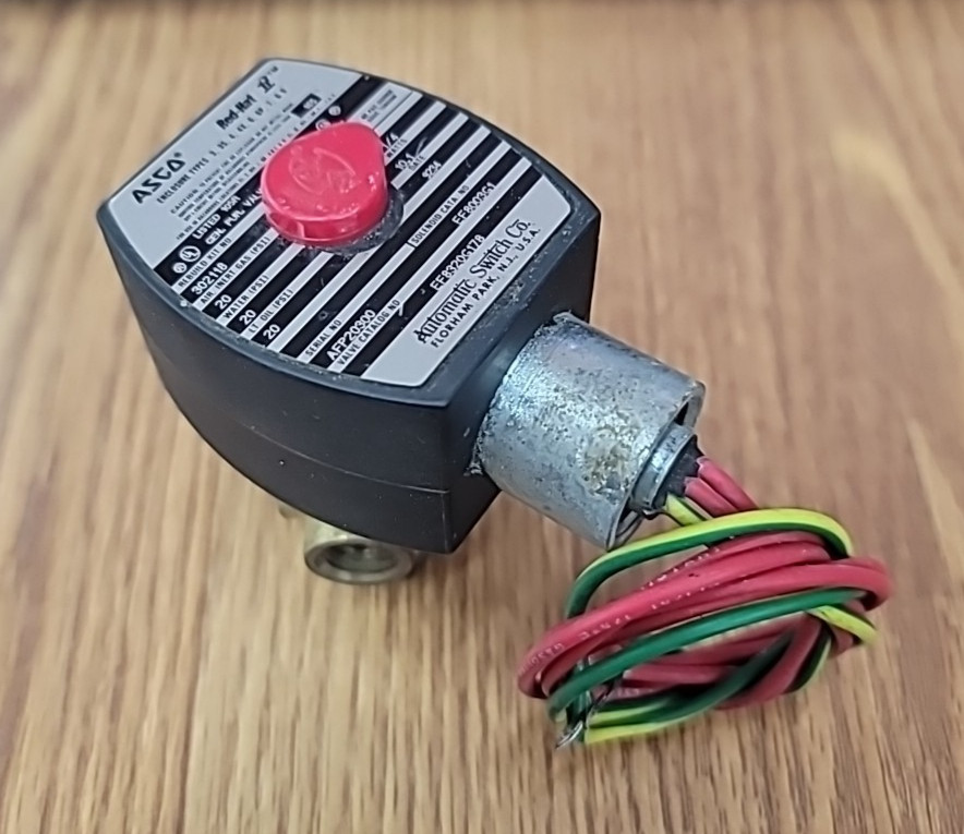 ASCO Red-Hat II EF8320G178 3-way, 2 pos Pilot-Operated Solenoid 1/4