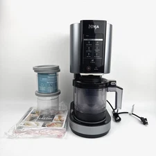Ninja CREAMi 7-in-1 Ice Cream Maker Gelato Sorbet Frozen Treat w/ 3 Pints EUC!