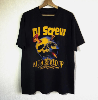 DJ Screw Black Gift Cotton T-Shirt Full Size S-5Xl