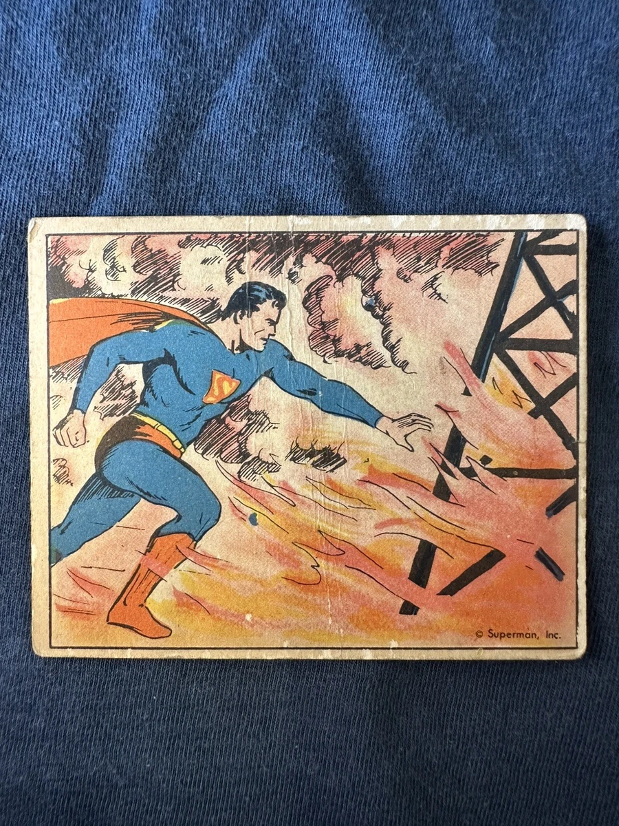 Vintage 1940 Gum Inc Superman Trading Cards for sale | eBay