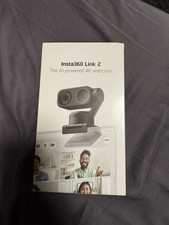 Insta360 - Link 2 PTZ 4K Webcam for Conferencing, Gaming Streaming, 1/2" Se...
