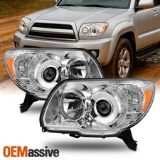 Fits 06-09 Toyota 4Runner Headlight Headlamps Replacement Left+Right 2006-2009