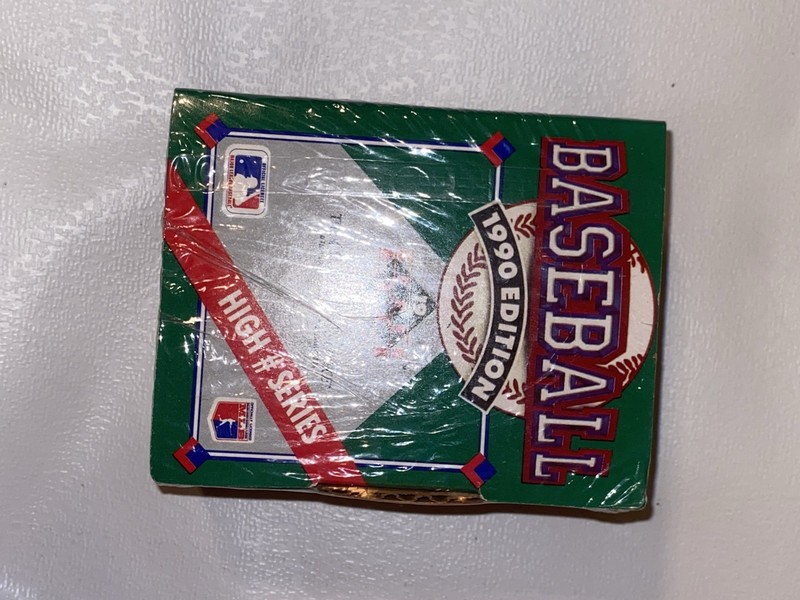 1990 UPPER DECK BASEBALL LOW & high SERIES FACTORY SEALED BOX, GRIFFEY JR, SOSA