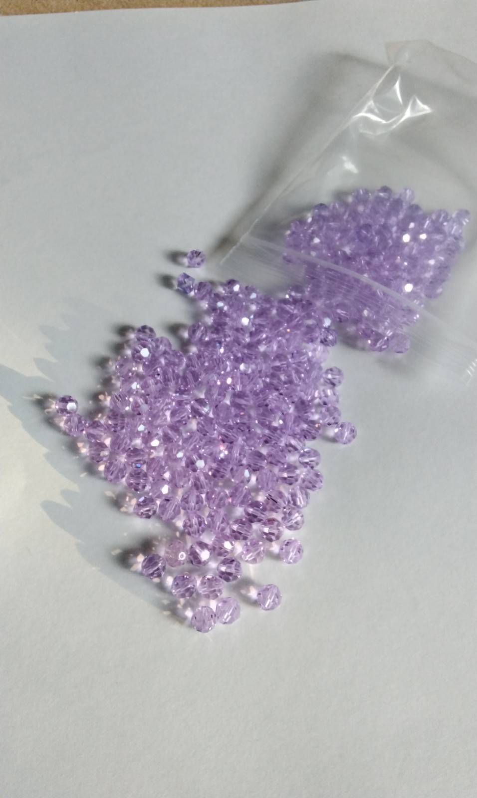 5mm Genuine Swarovski Round Crystals Violet 209pc