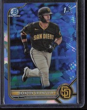 2022 Bowman Sapphire Edition Brandon Valenzuela