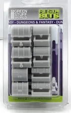 Green Stuff World 12971 Chests (x8) [1:48] (Fantasy Furniture & Scenery) Dungeon