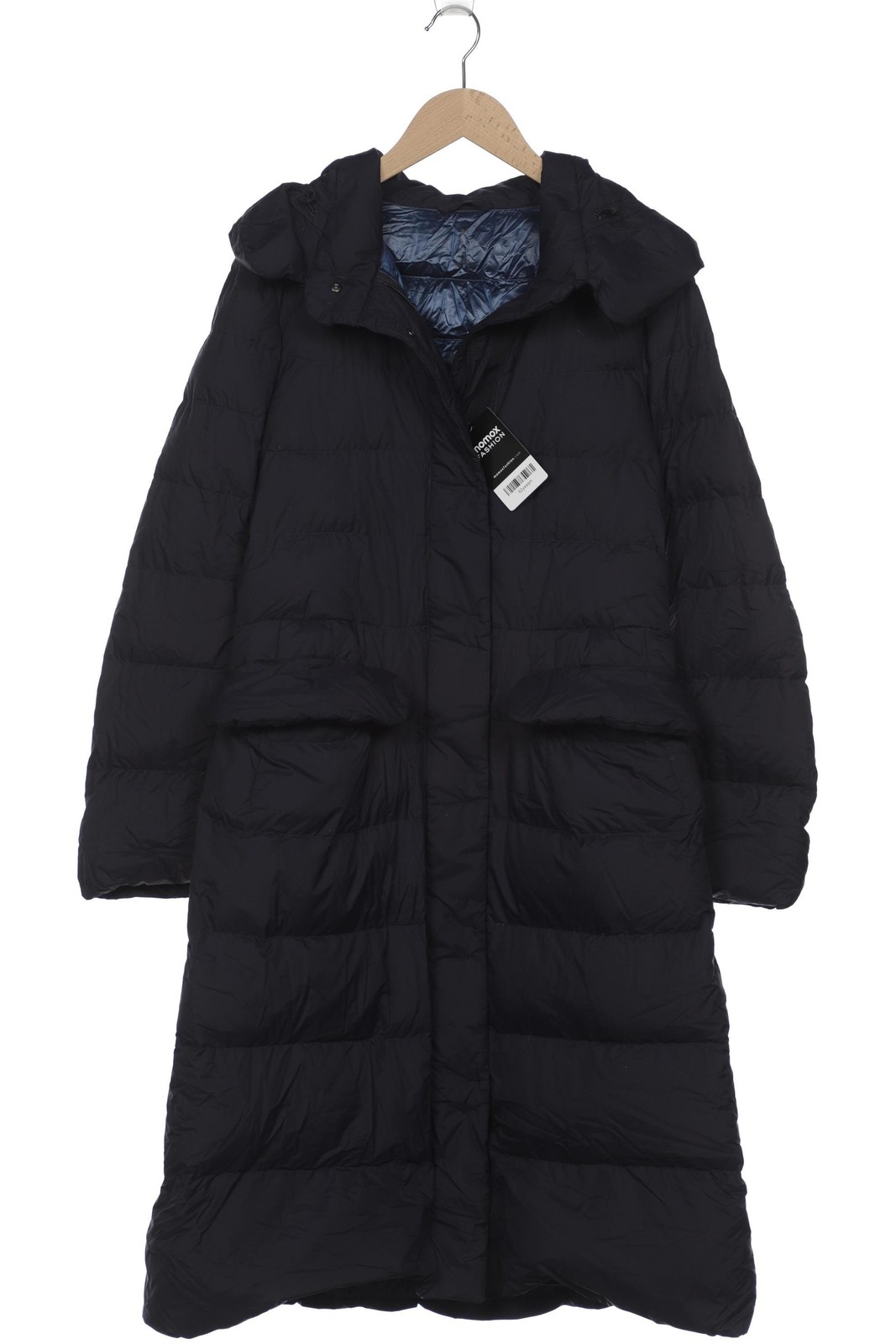 Jil Sander Uniqlo Mantel Damen Jacke Parka XS Daunen Marineblau  #62yxaqm