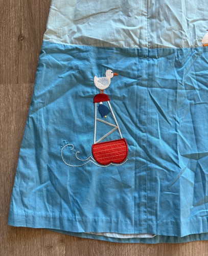Lilly Wicket Boutique Mädchen Leuchtturm Segelboote maritimes Thema Etuikleid Gr. 5 - Bild 8 von 9