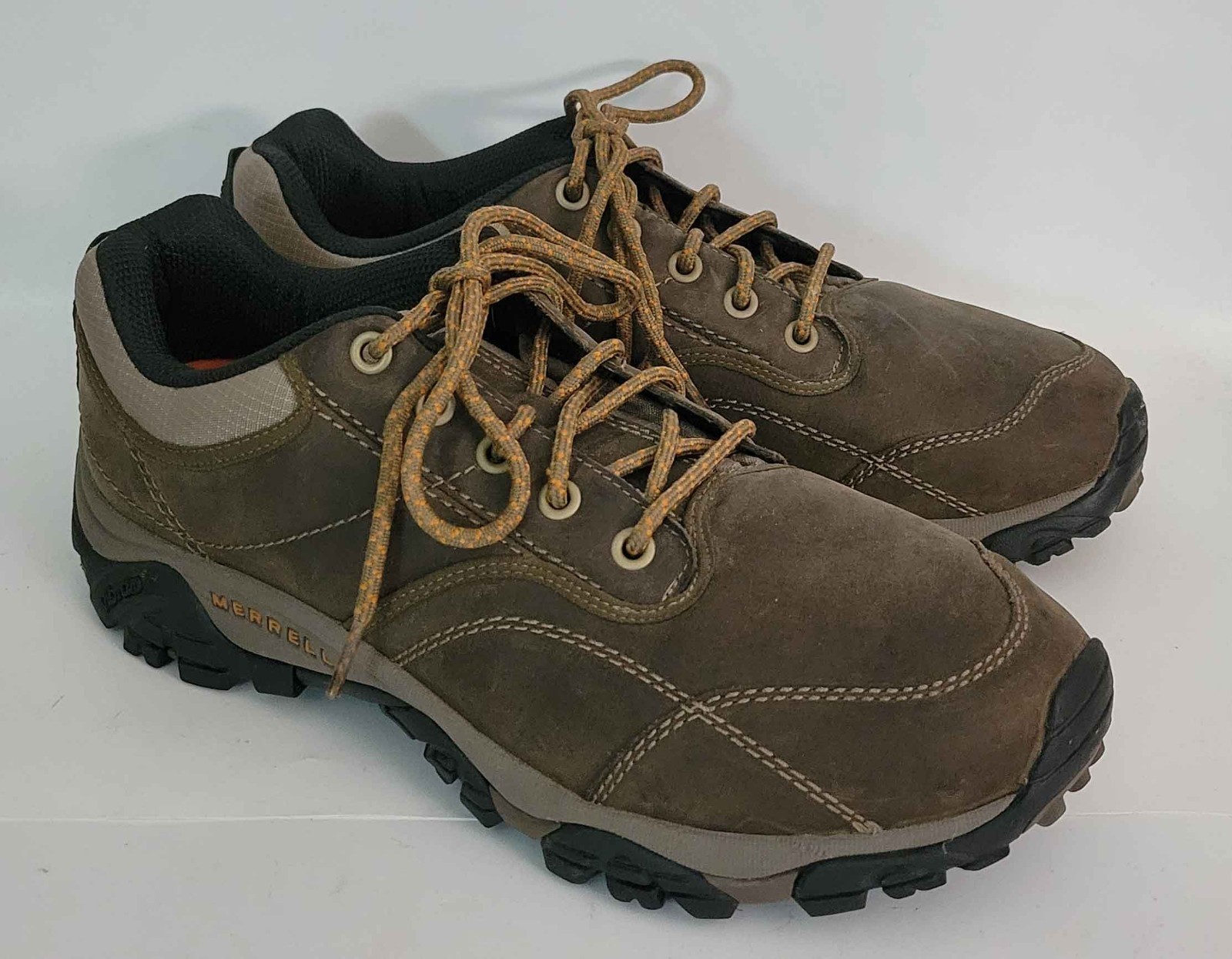Scarpe Merrell Moab Rover in pelle marrone da uomo sportive escursionismo passeggio outdoor 11 5