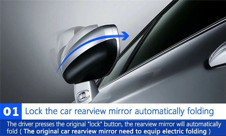 Módulo controlador sistema plegable/desenfoqueante automático espejo lateral vehículo coche inteligente Foto 4 de 4